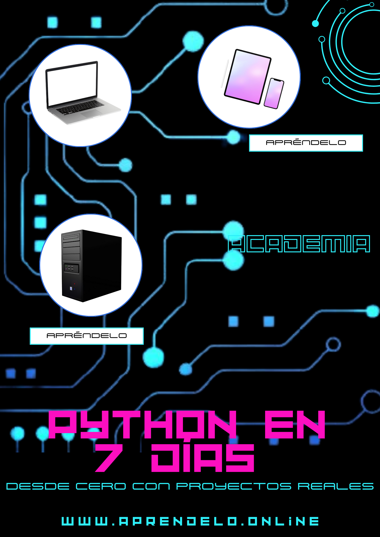 Image Academia Python en 7 días - Desde cero con Proyectos reales