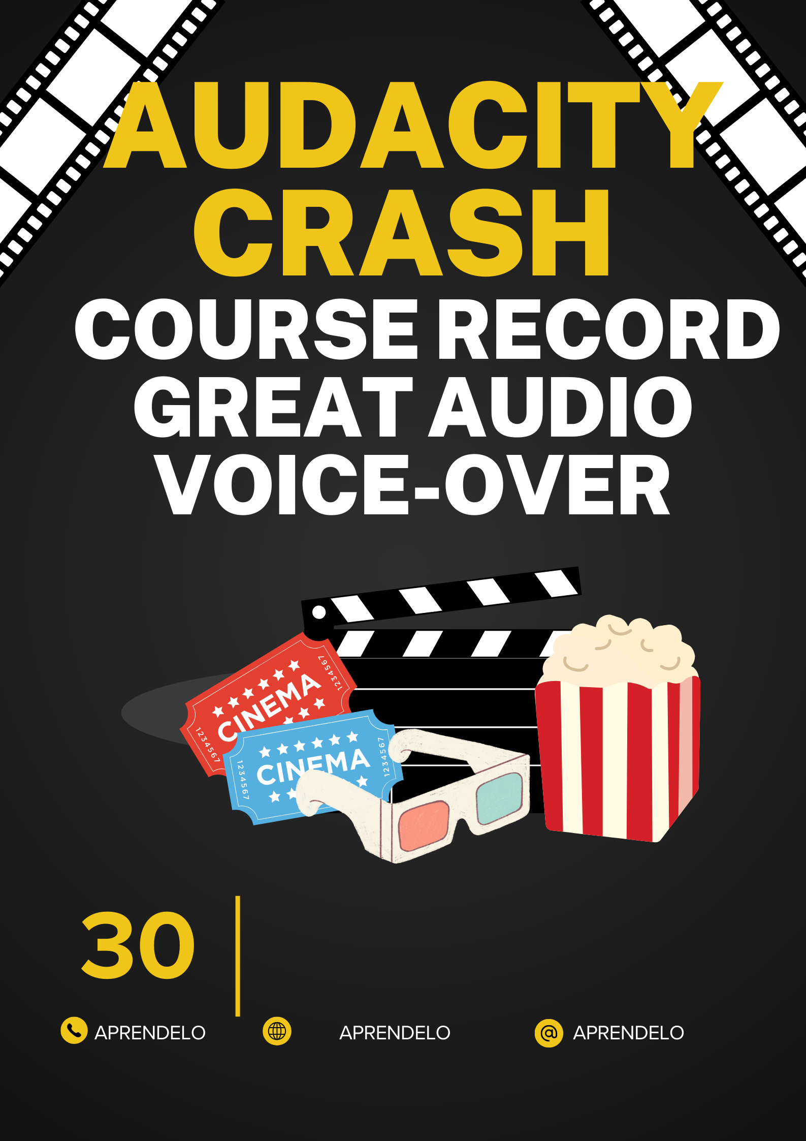 Image Audacity Crash Course Record Great Audio Voice-over