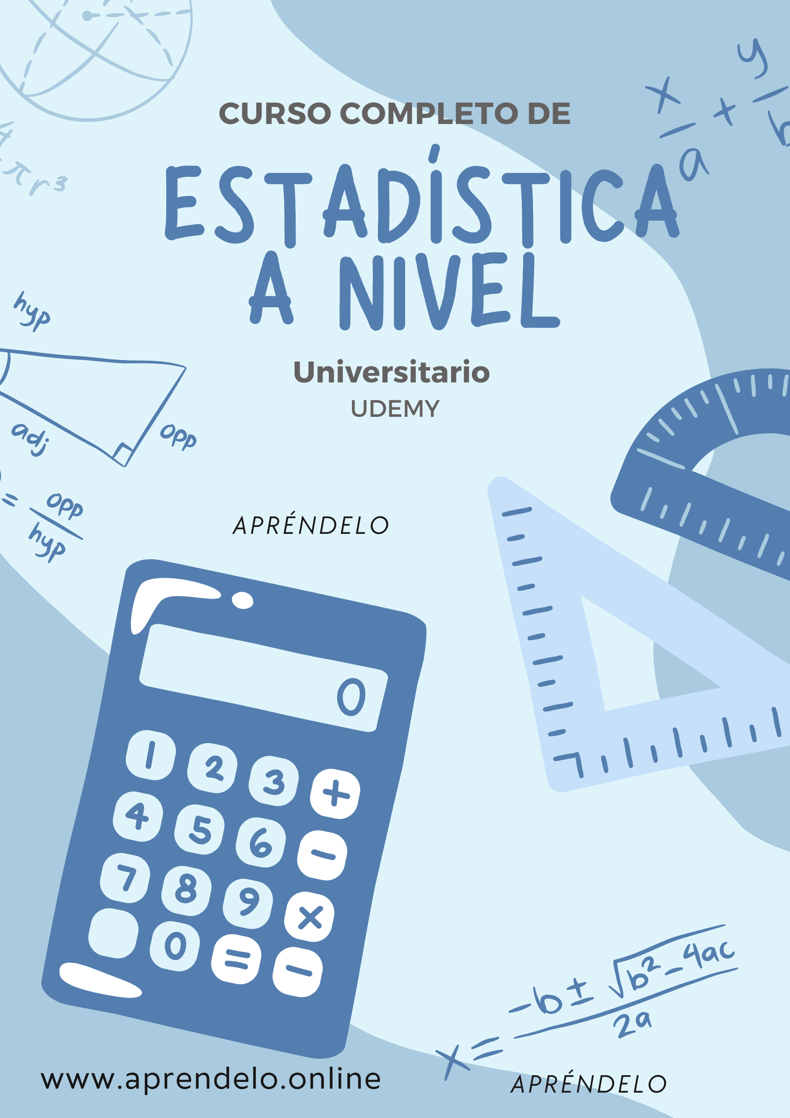Image Curso completo de estadística a nivel universitario - UDEMY