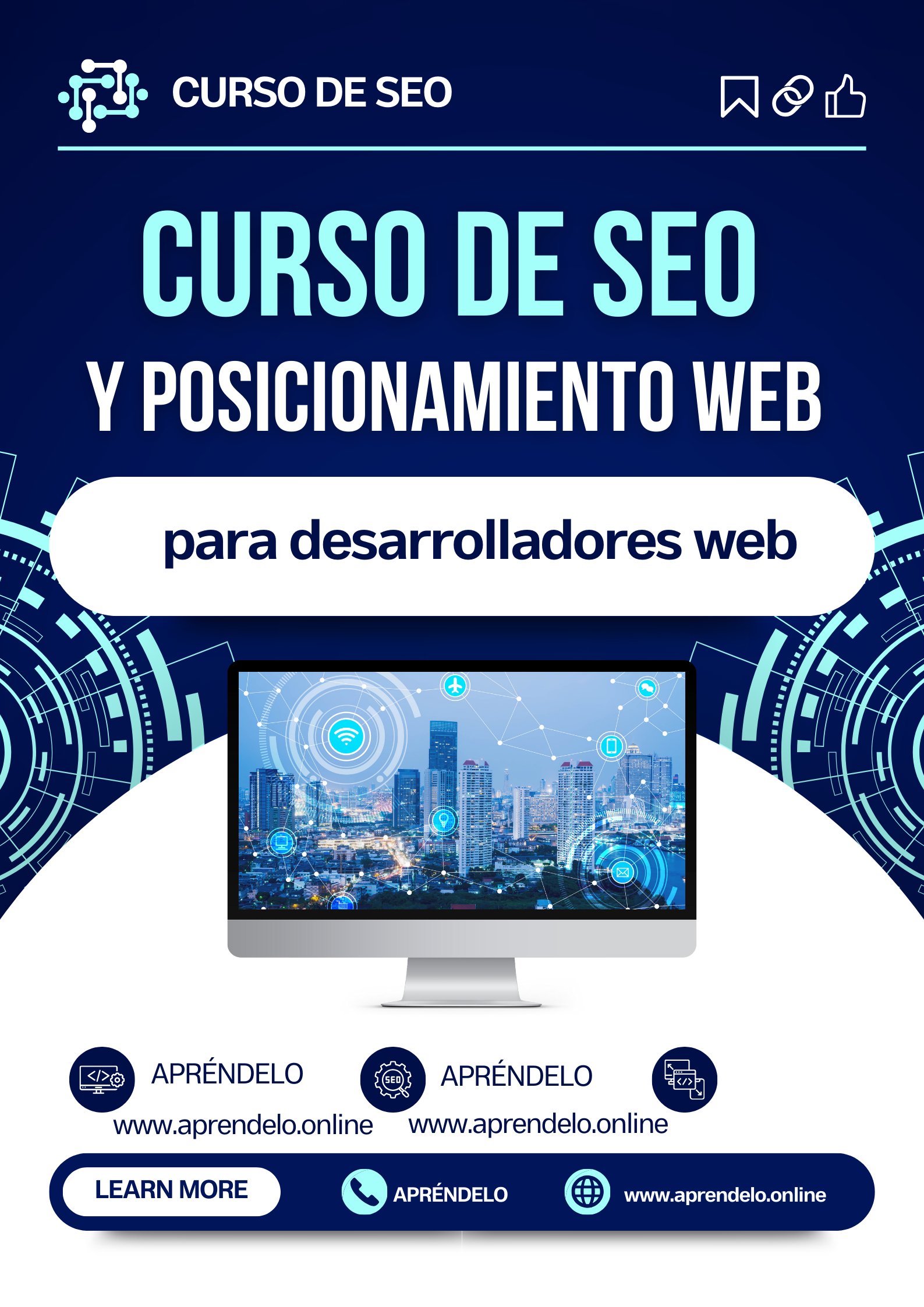 Image Curso de SEO y posicionamiento web para desarrolladores web