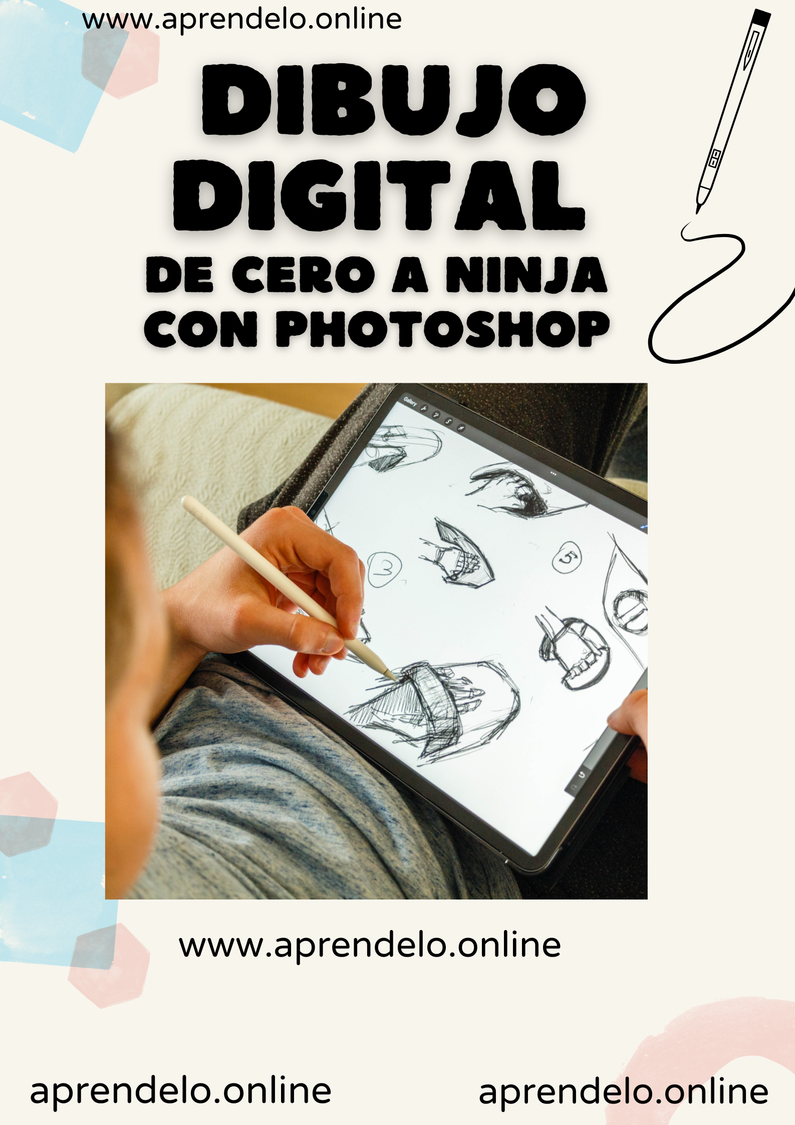 Image Dibujo digital de CERO a NINJA con Photoshop - FotoAprendizaje