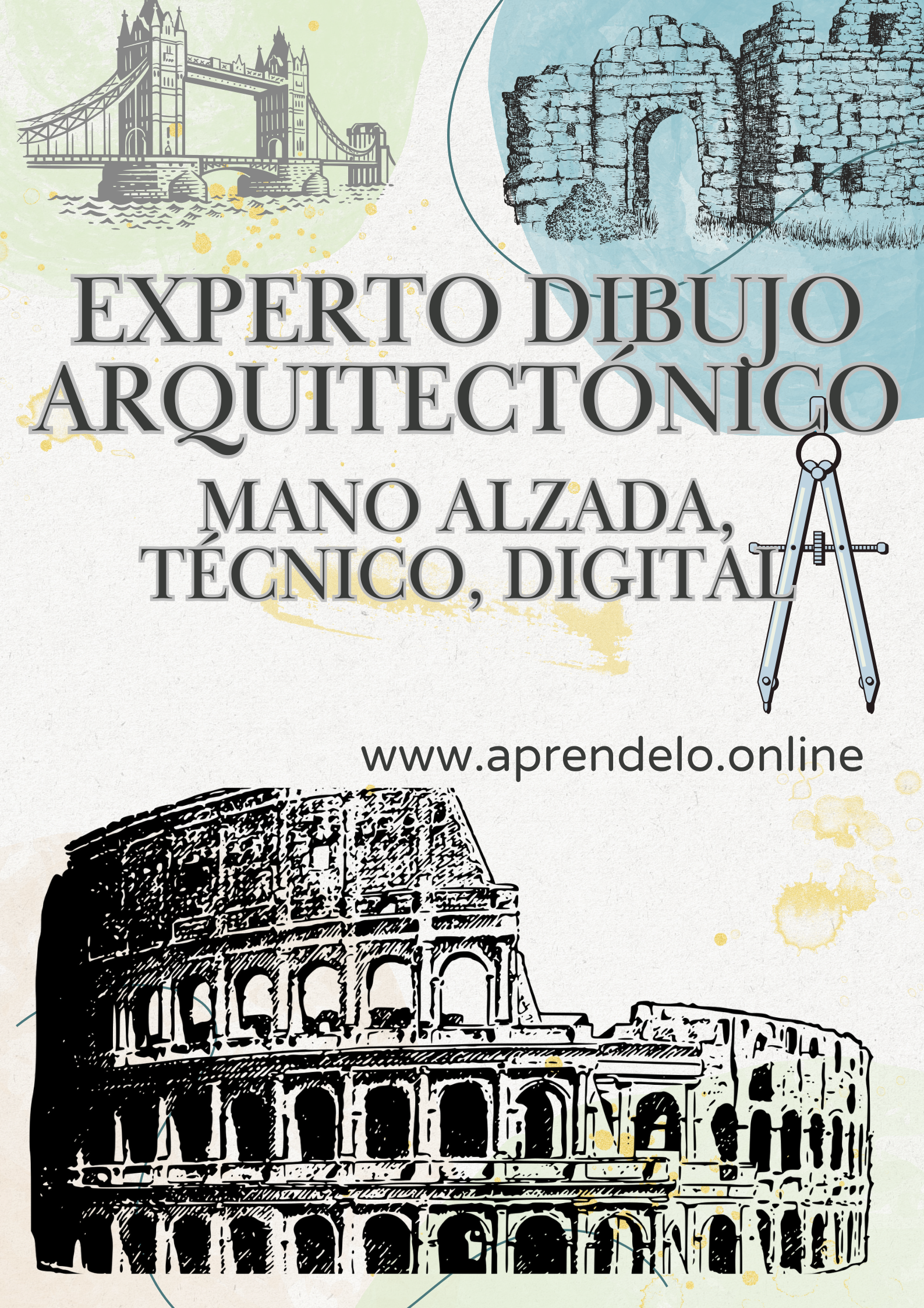 Image Experto dibujo arquitectónico. Mano Alzada, Técnico, Digital