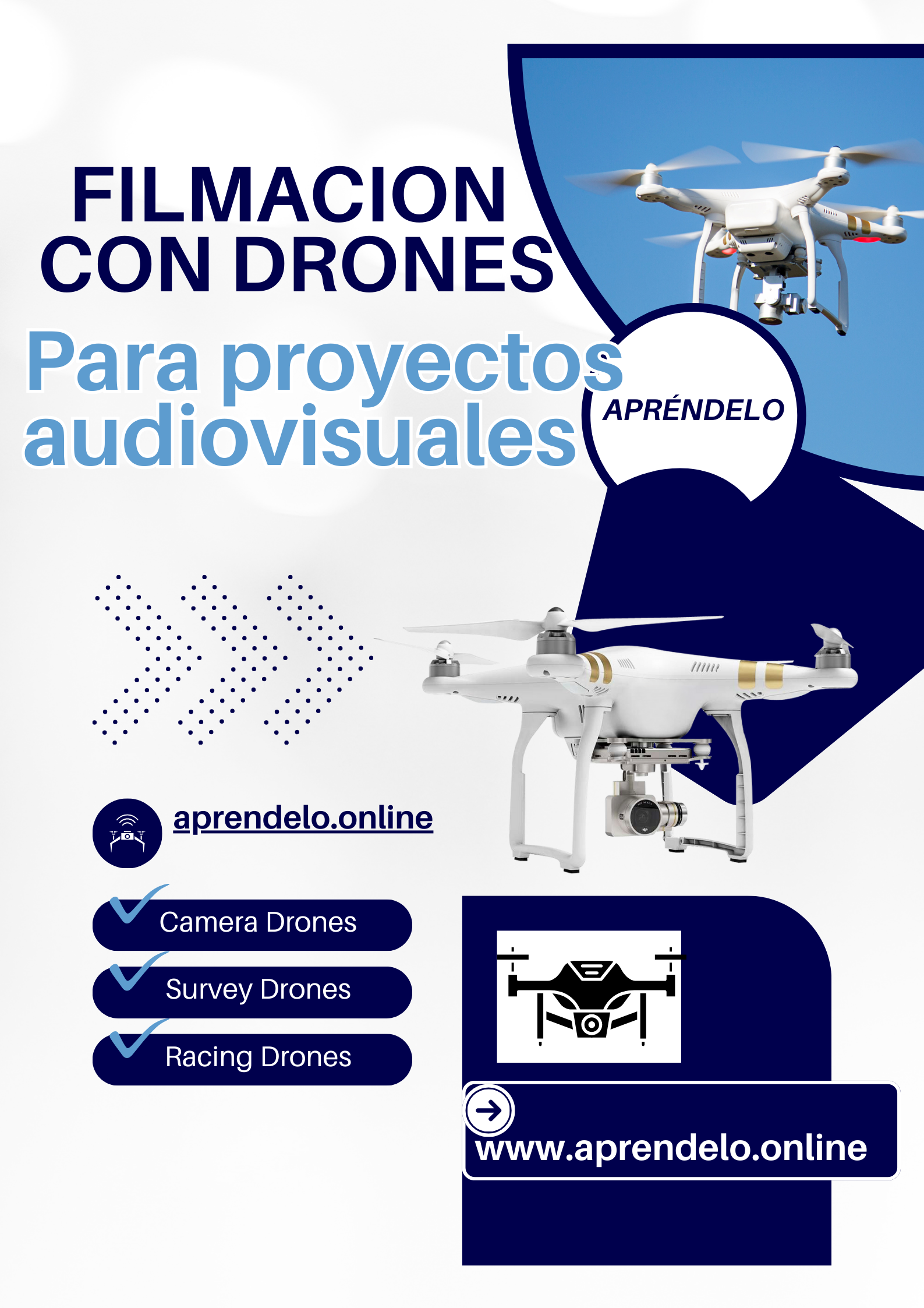 Image Filmación con drones para proyectos audiovisuales
