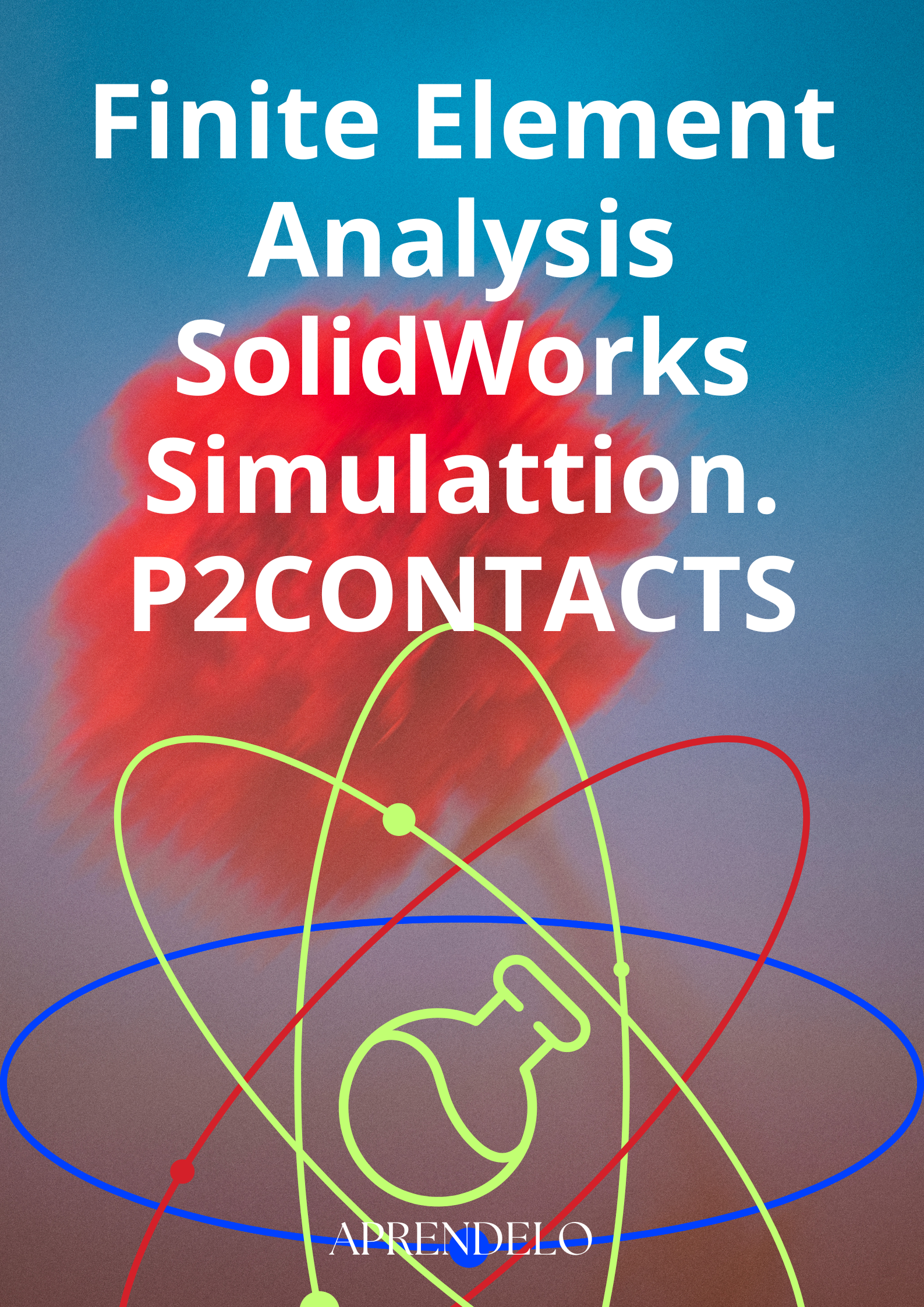 Image Finite Element Analysis SolidWorks Simulattion. P2CONTACTS