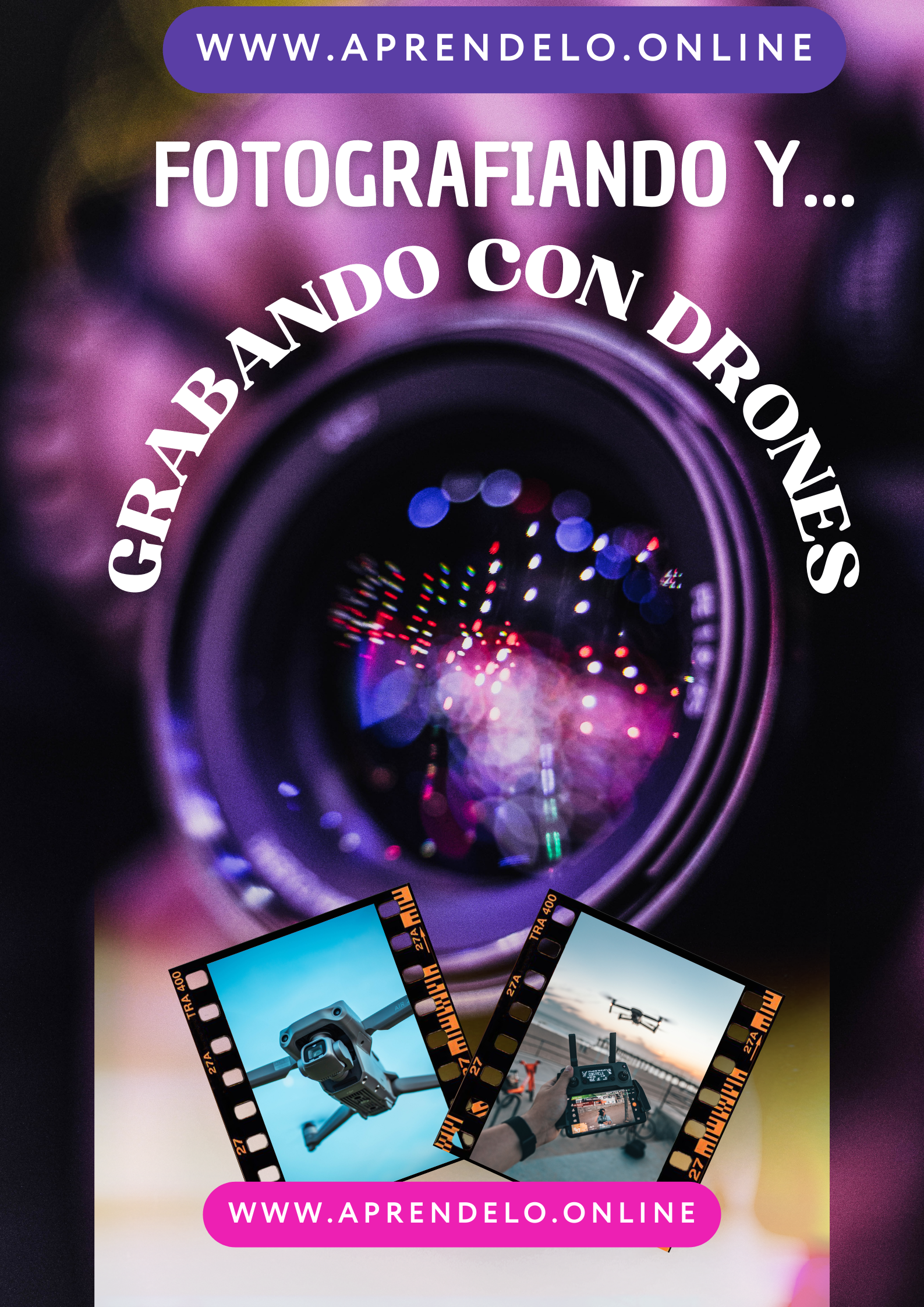 Image Fotografiando y grabando con drones