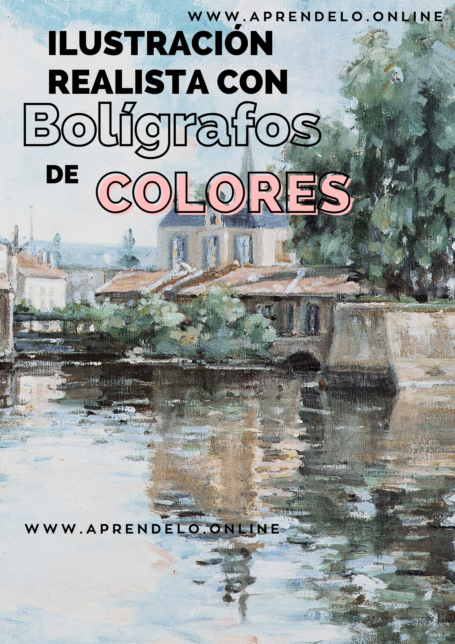 Image Ilustración Realista con bolígrafos de colores
