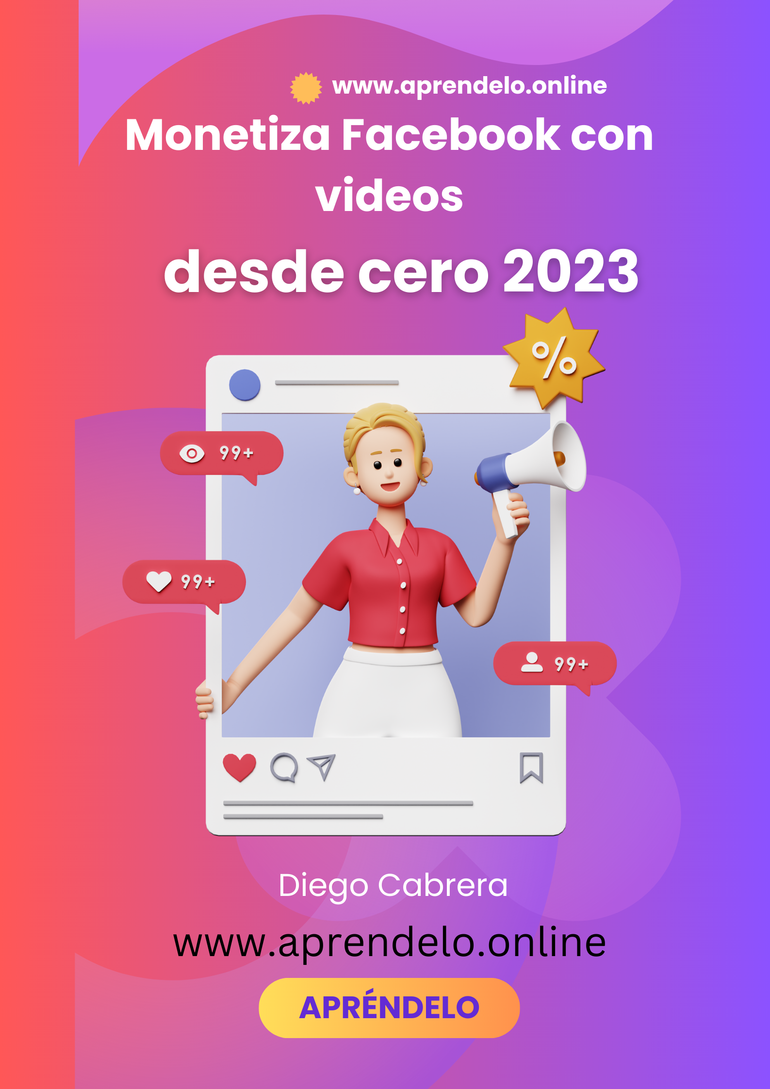 Image Monetiza Facebook con videos desde cero 2023 - Diego Cabrera