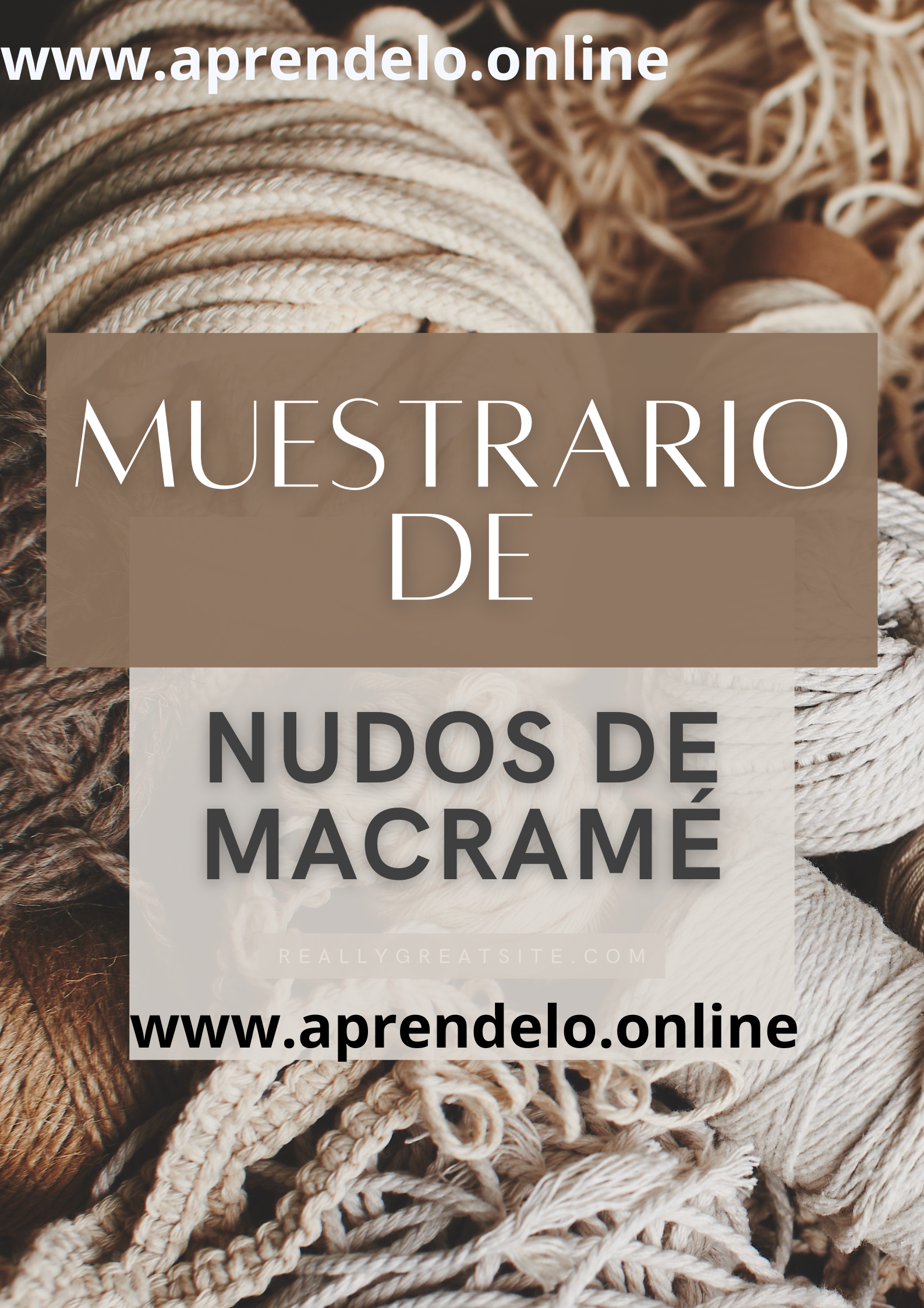 Image Muestrario de Nudos de Macramé