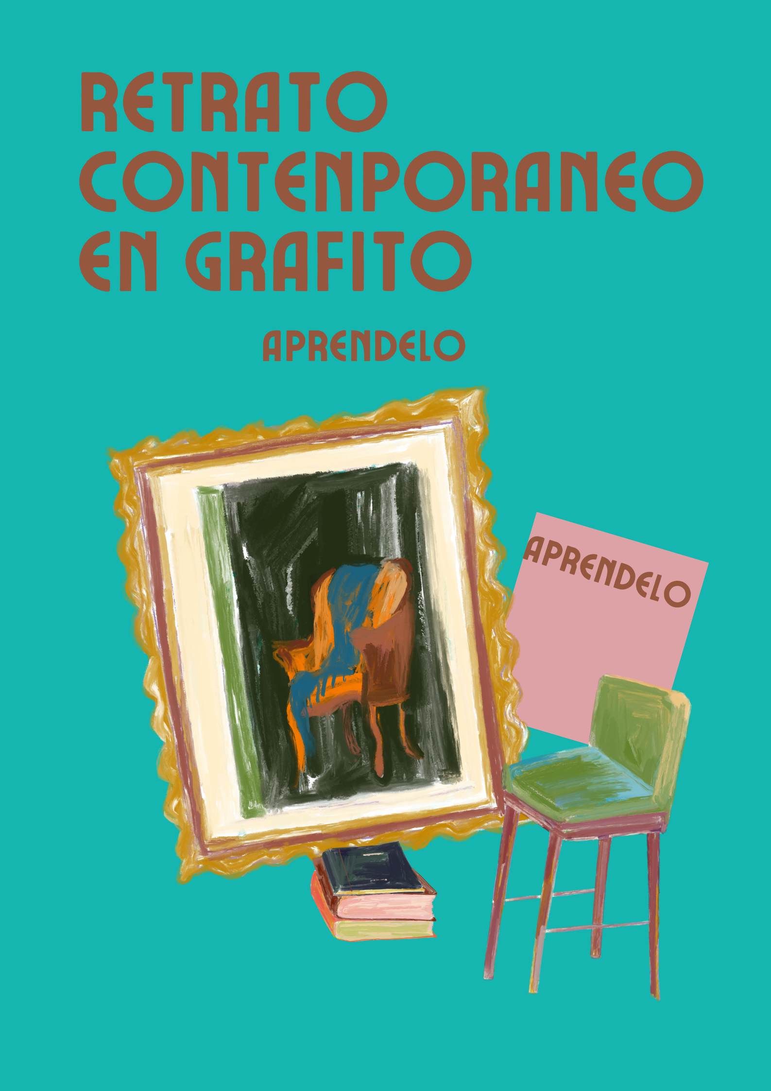 Image Retrato Contenporaneo con Grafito