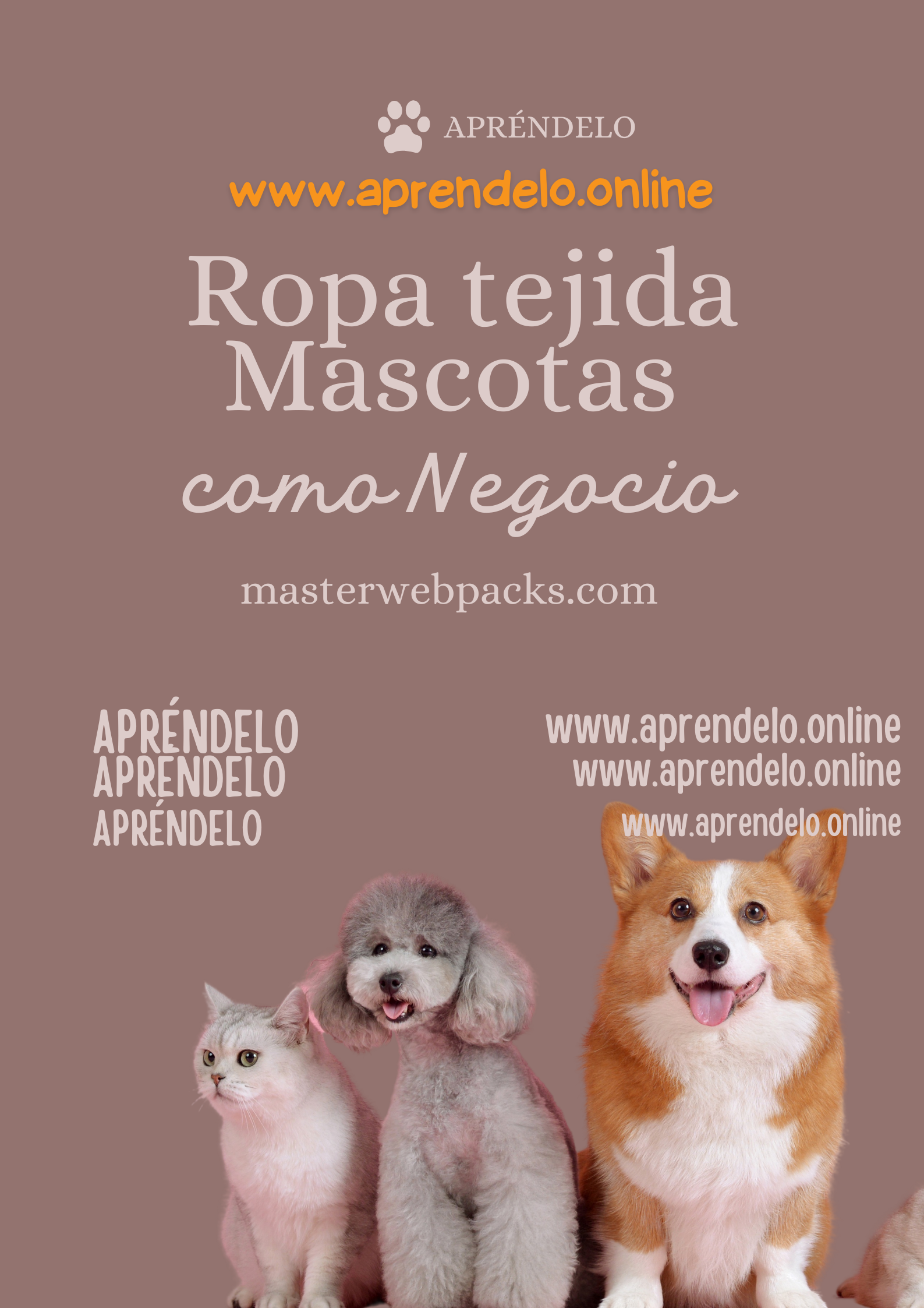 Image Ropa tejida Mascotas como Negocio - masterwebpacks.com