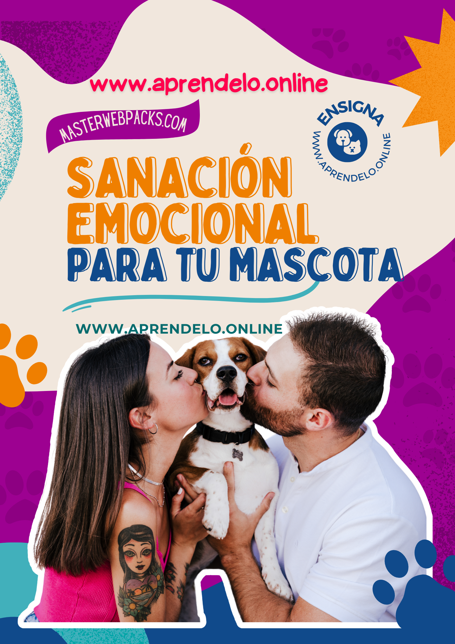 Image Sanación Emocional para tu mascota - masterwebpacks.com