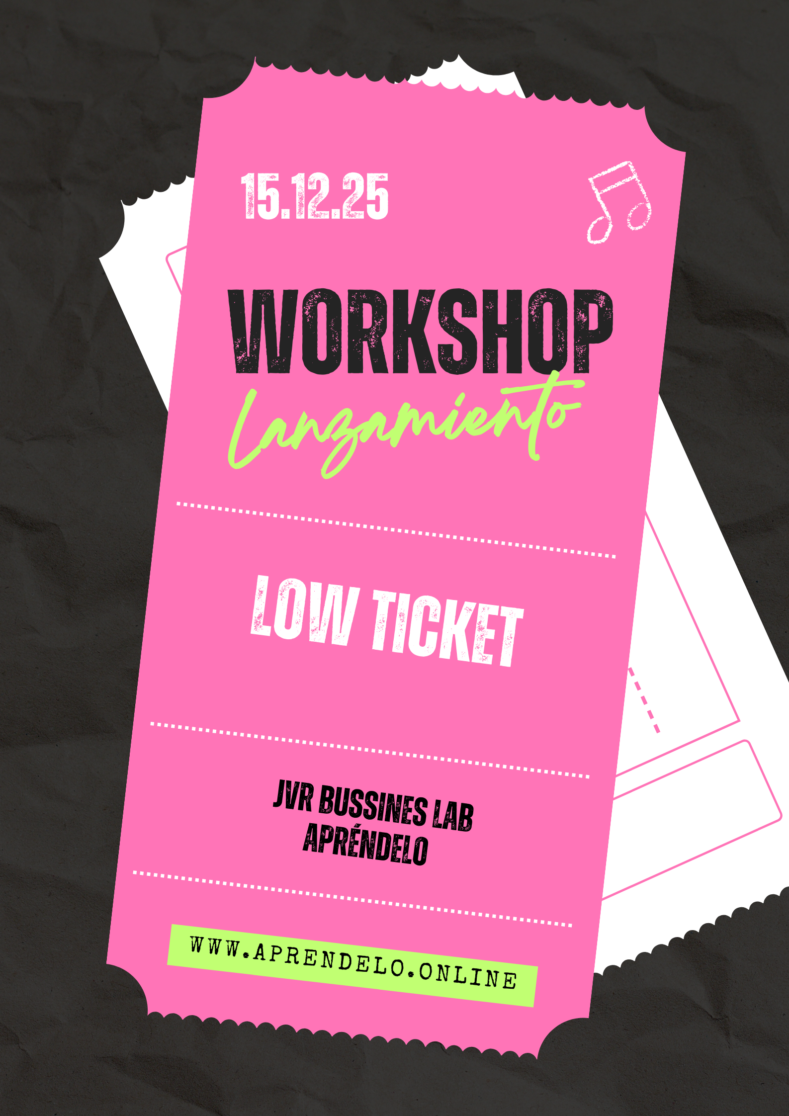Image Workshop Lanzamiento Low Ticket - JVR Bussines Lab