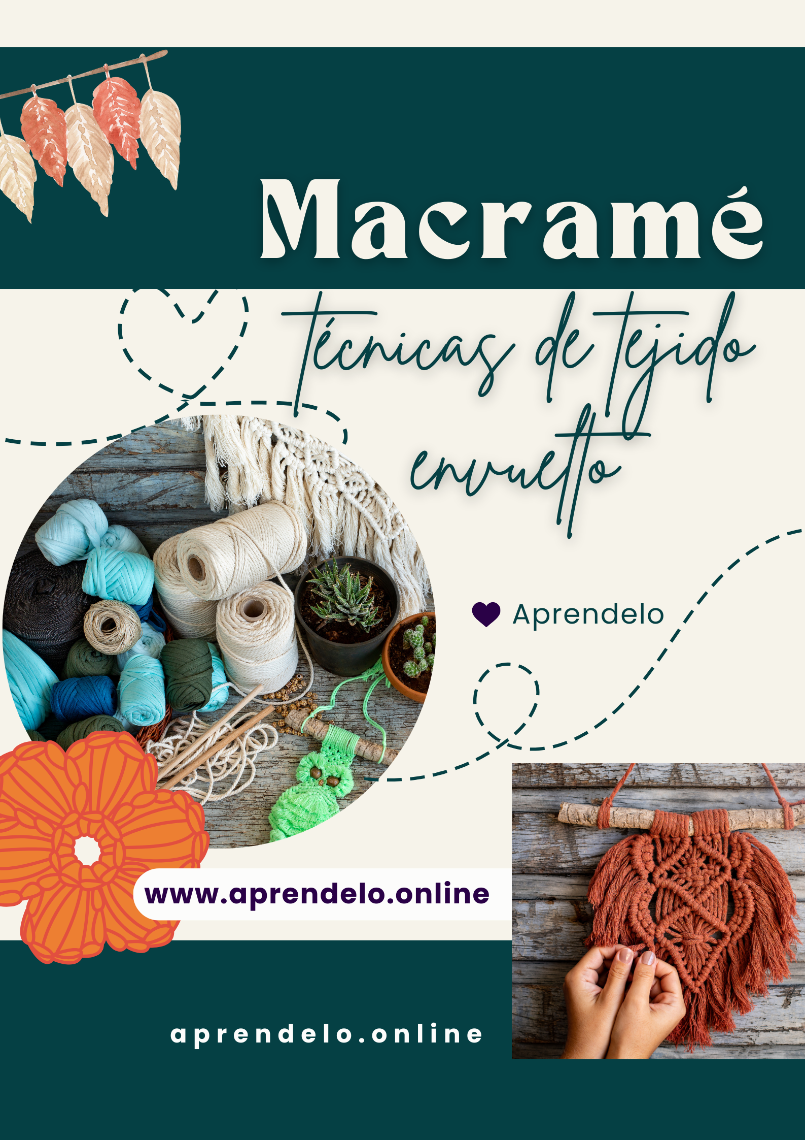 Image Macramé: técnicas de tejido envuelto - DMTKA